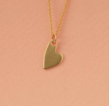 Load image into Gallery viewer, 14k Gold Tiny Heart Pendant
