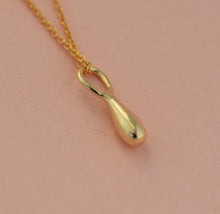 Load image into Gallery viewer, 14k Gold Minimalist Drop Pendant