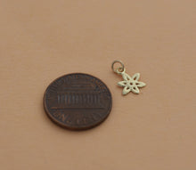 Load image into Gallery viewer, 14k Gold Flower Pendant