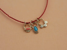 Load image into Gallery viewer, 14k Gold Lucky Charm Boho Pendant