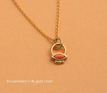 Load image into Gallery viewer, 14k Gold Lucky Charm Boho Pendant