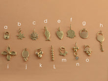 Load image into Gallery viewer, 14k Gold Tiny Charm Pendant