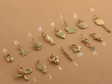 Load image into Gallery viewer, 14k Gold Tiny Charm Pendant