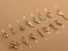 Load image into Gallery viewer, 14k Gold Tiny Charm Pendant