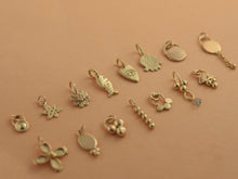 Load image into Gallery viewer, 14k Gold Tiny Charm Pendant