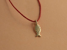 Load image into Gallery viewer, 14k Gold Fish Pendant

