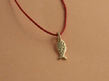 Load image into Gallery viewer, 14k Gold Fish Pendant