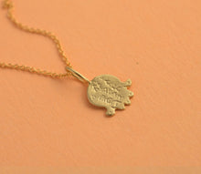 Load image into Gallery viewer, 14k Gold Hand of Fatima Pendant