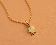 Load image into Gallery viewer, 14k Gold Pomegranate Pendant