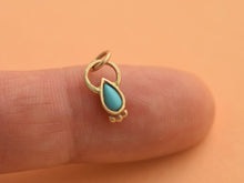 Load image into Gallery viewer, 14k Gold Dainty Gemstone Pendant