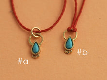Load image into Gallery viewer, 14k Gold Dainty Gemstone Pendant