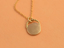 Load image into Gallery viewer, 14k Gold Boho Coin Pendant