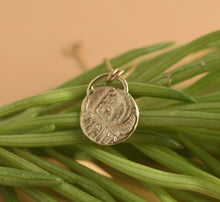 Load image into Gallery viewer, 14k Gold Antique Coin Pendant
