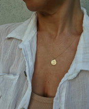 Load image into Gallery viewer, 14k Gold Antique Coin Pendant