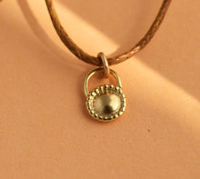 Load image into Gallery viewer, 14k Gold Dainty Sun Necklace