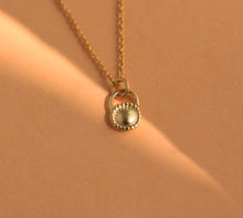 Load image into Gallery viewer, 14k Gold Dainty Sun Necklace