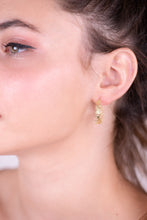 Load image into Gallery viewer, 14k Gold Boho Lace Hoop Earrings