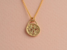 Load image into Gallery viewer, 14k Gold Mandala Pendant - Nia
