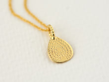 Load image into Gallery viewer, Gold Drop Two-Sided Drop Pendant 14k Gold - Nina
