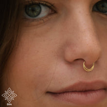 Load image into Gallery viewer, 14k Solid Gold Seamless Nose Ring
