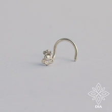 Load image into Gallery viewer, Silver Dainty Flower Nose Stud
