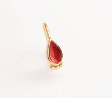 Load image into Gallery viewer, 14k Solid Gold Tribal Drop Hoop Ring

