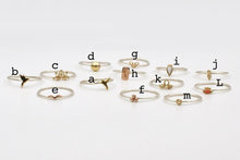 Load image into Gallery viewer, 14k Gold and Silver Stackable Rings
