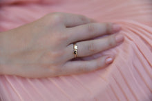 Load image into Gallery viewer, Set of 2 14k Solid Gold Tiny Heart Rings
