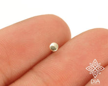 Load image into Gallery viewer, 14k Plain Tiny Round Nose Stud
