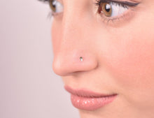 Load image into Gallery viewer, 14k Gold Tiny Kite Stud Nose Stud
