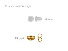 Load image into Gallery viewer, 14k Gold Tribal Triangle Earrings
