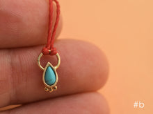 Load image into Gallery viewer, 14k Gold Dainty Gemstone Pendant
