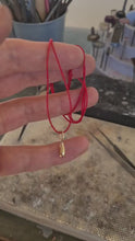 Load and play video in Gallery viewer, 14k Gold Minimalist Drop Pendant
