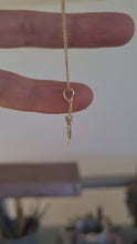 Load and play video in Gallery viewer, 14k Gold Starfish Pendant
