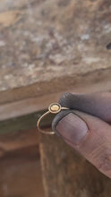 Load and play video in Gallery viewer, 14k Gold Dotted Flower Ring
