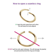 Load image into Gallery viewer, 14K Solid Gold Pipe Hoop Earring - Tia
