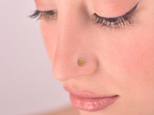 Load image into Gallery viewer, 14k Gold Tribal Flower Stud - Zoe
