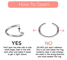 Load image into Gallery viewer, 14K Solid Gold Twisted Nose Hoop Earring - Andy
