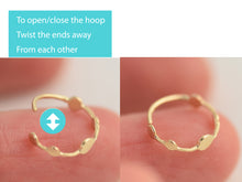 Load image into Gallery viewer, 14K Solid Gold Balloon Hoop Earring - Relly

