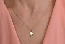 Load image into Gallery viewer, 14k Gold Disc Boho Necklace - Aria
