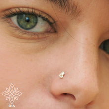 Load image into Gallery viewer, 14K Solid Gold Tribal Nose Stud - Kennedy
