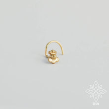 Load image into Gallery viewer, 14K Solid Gold Tribal Nose Stud - Kennedy
