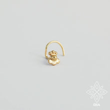 Load image into Gallery viewer, 14K Solid Gold Tribal Nose Stud - Kennedy
