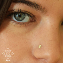 Load image into Gallery viewer, 14k Solid Gold Small Filigree Nose Stud - Annabelle

