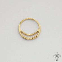 Load image into Gallery viewer, 14k GOLD Nose Hoop Moon -  Emma Nose
