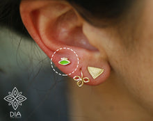 Load image into Gallery viewer, 14k Gold Color Eye Nose Stud - Luna

