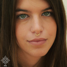 Load image into Gallery viewer, 14k Gold Hoop Tribal  Earring  - Hazel
