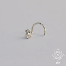 Load image into Gallery viewer, Silver Sterling Tribal Nose Stud Earring - Sara
