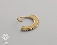 Load image into Gallery viewer, 14k Solid Gold Tribal Jewelry Hoop Earring - Lydia
