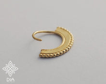 Load image into Gallery viewer, 14k Gold Seamless Boho Hoop RIng
